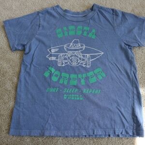 O'Neill Blue Tee with Green Graphic